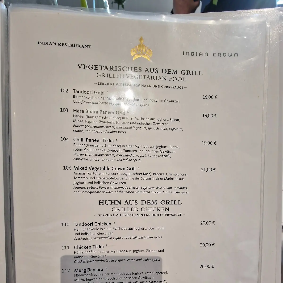 Speisekarte photo 2