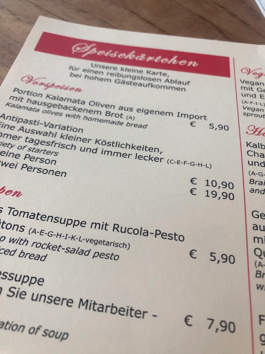 Speisekarte photo 10