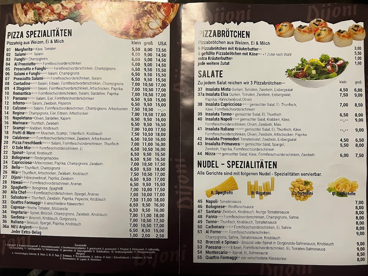 Speisekarte photo 1