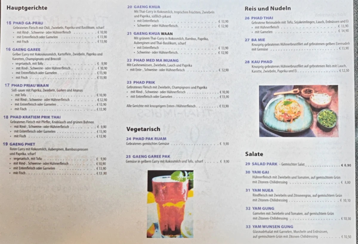 Speisekarte photo 2