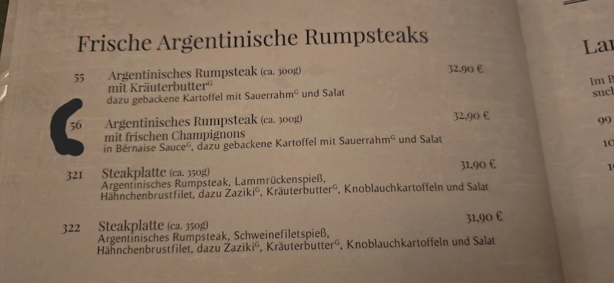 Speisekarte photo 3