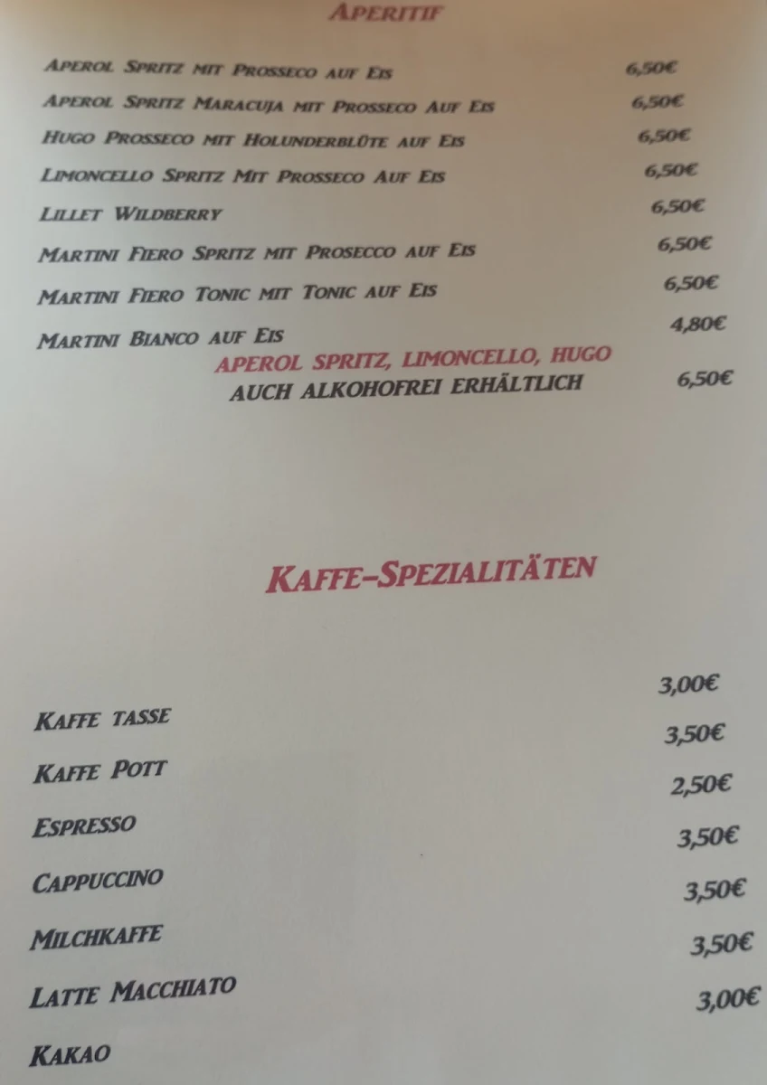 Speisekarte photo 5