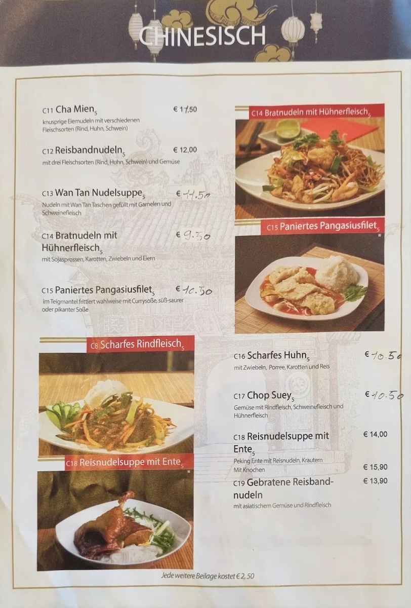 Speisekarte, Pho3mien
