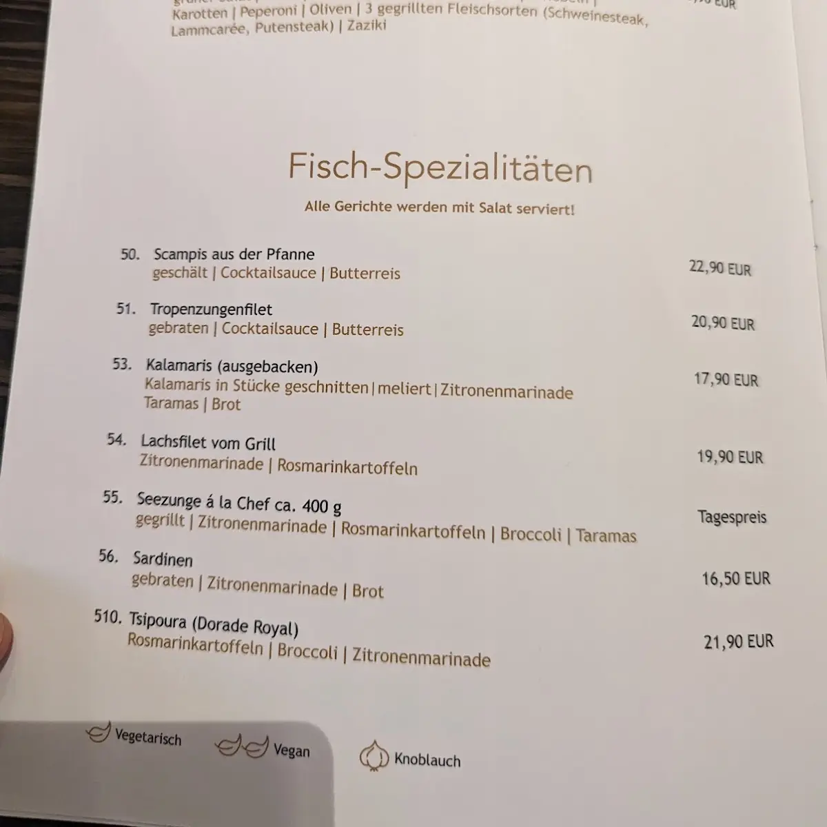 Speisekarte photo 3