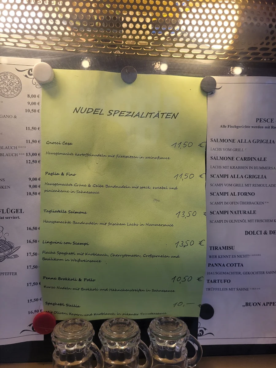 Speisekarte, Daniele