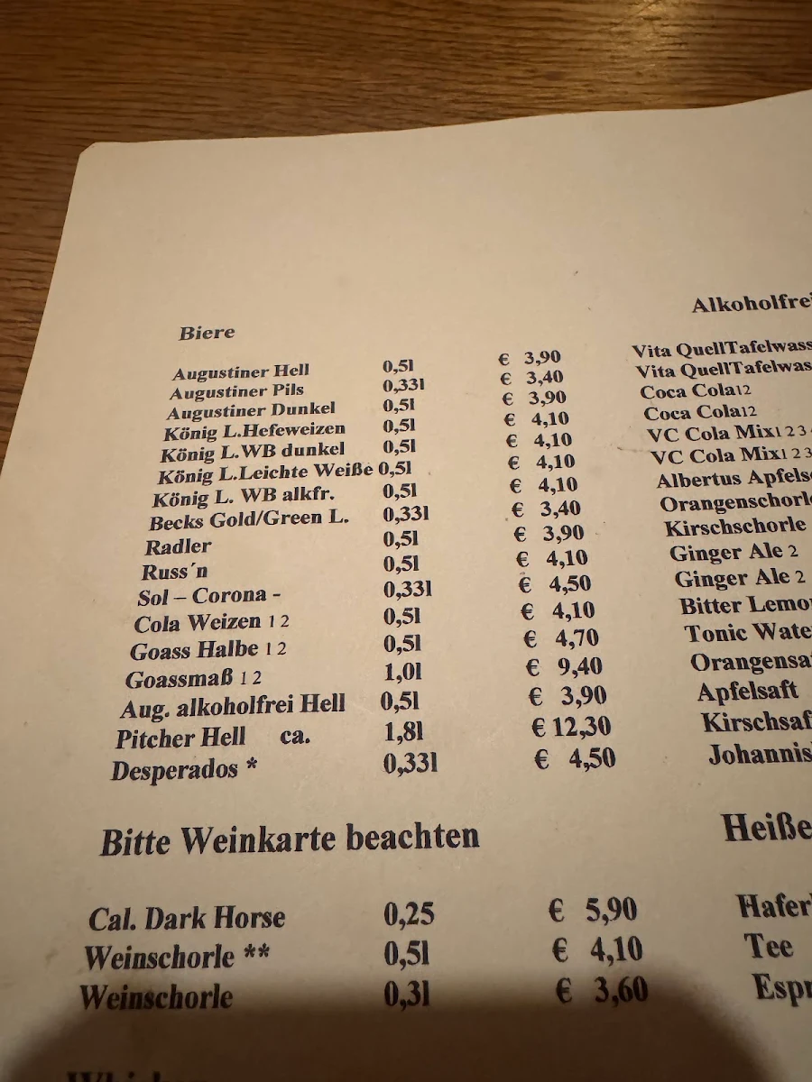 Speisekarte photo 3