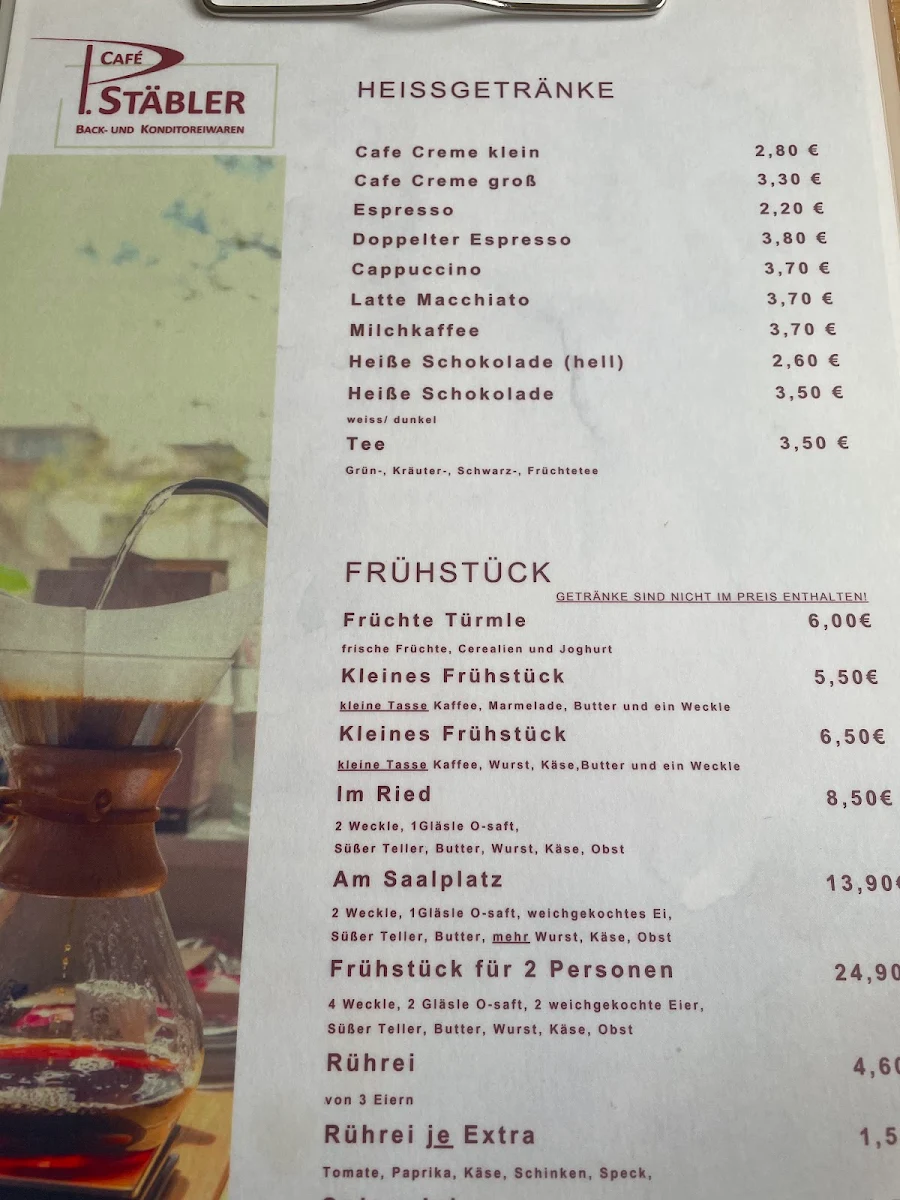Speisekarte photo 1