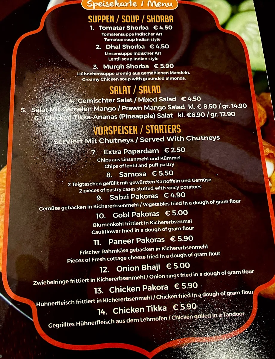 Speisekarte photo 2