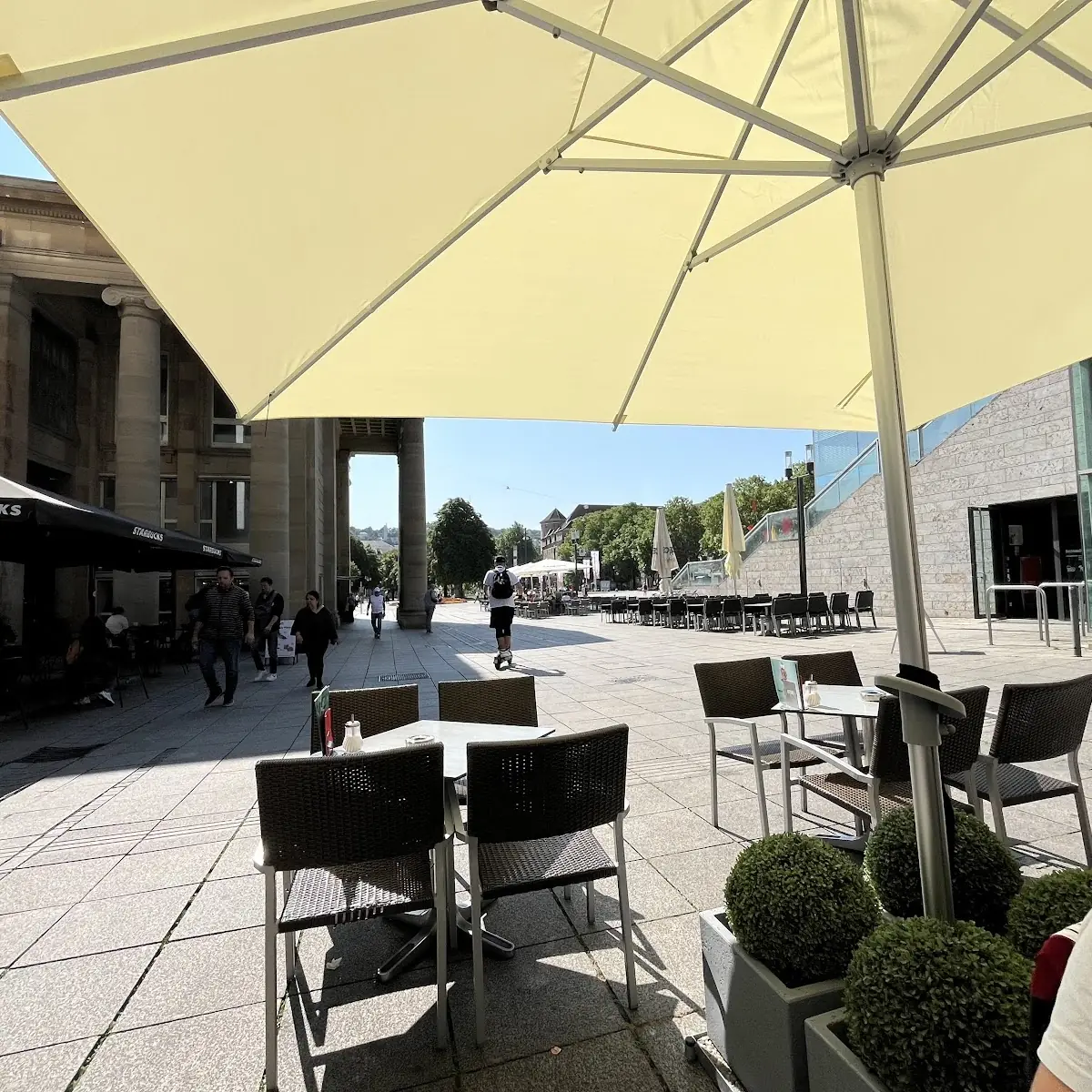 Atmosphäre, Cafe treppe