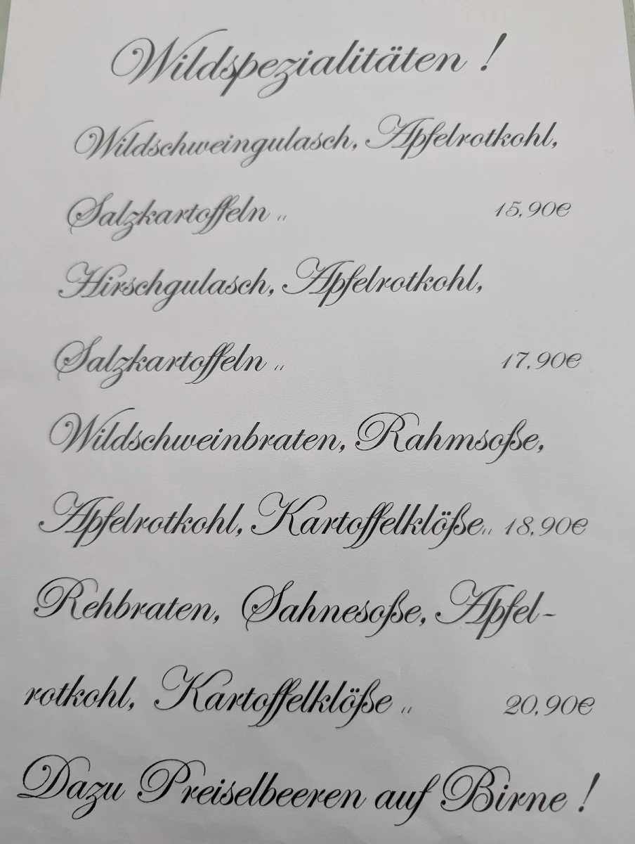 Speisekarte photo 1