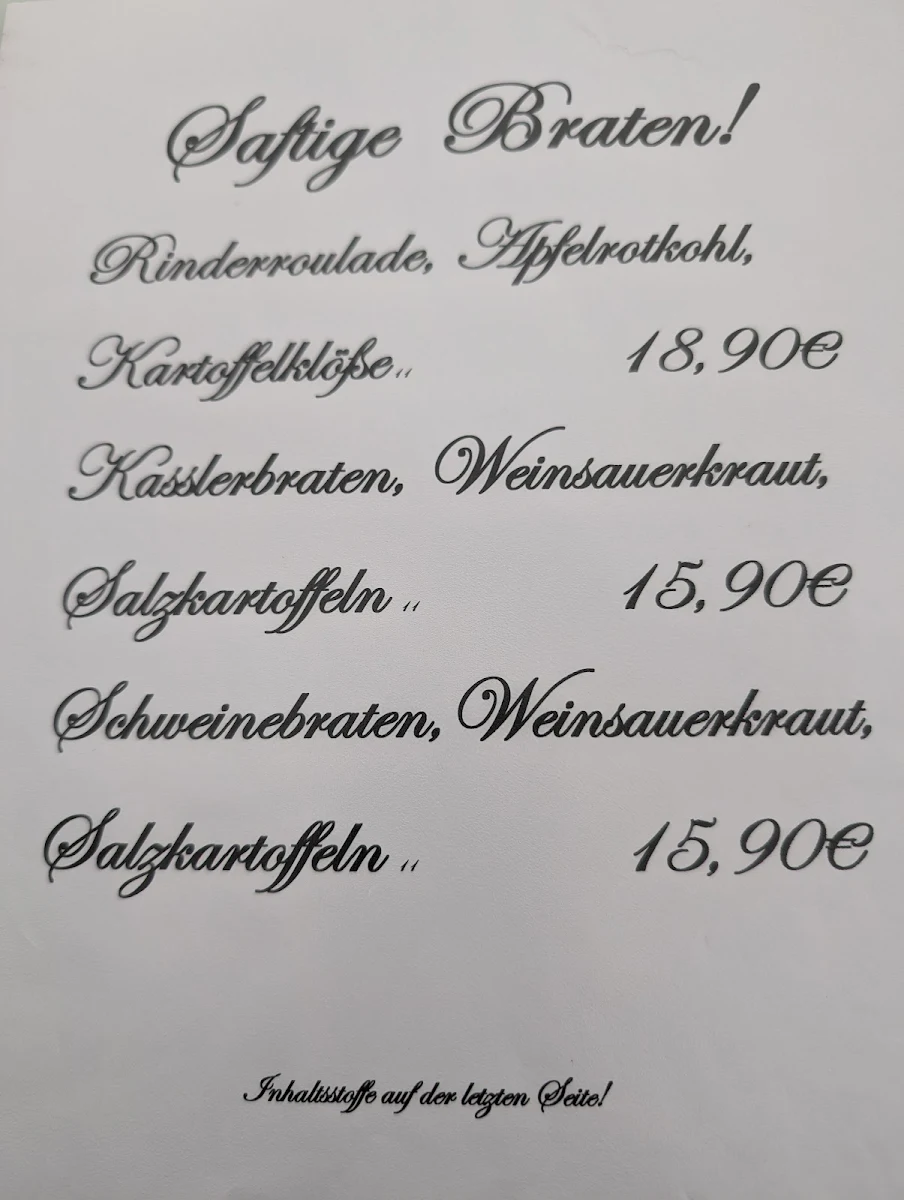 Speisekarte photo 2