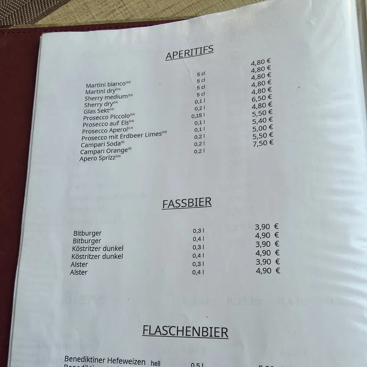 Speisekarte photo 2