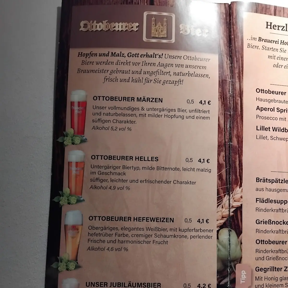 Speisekarte photo 2