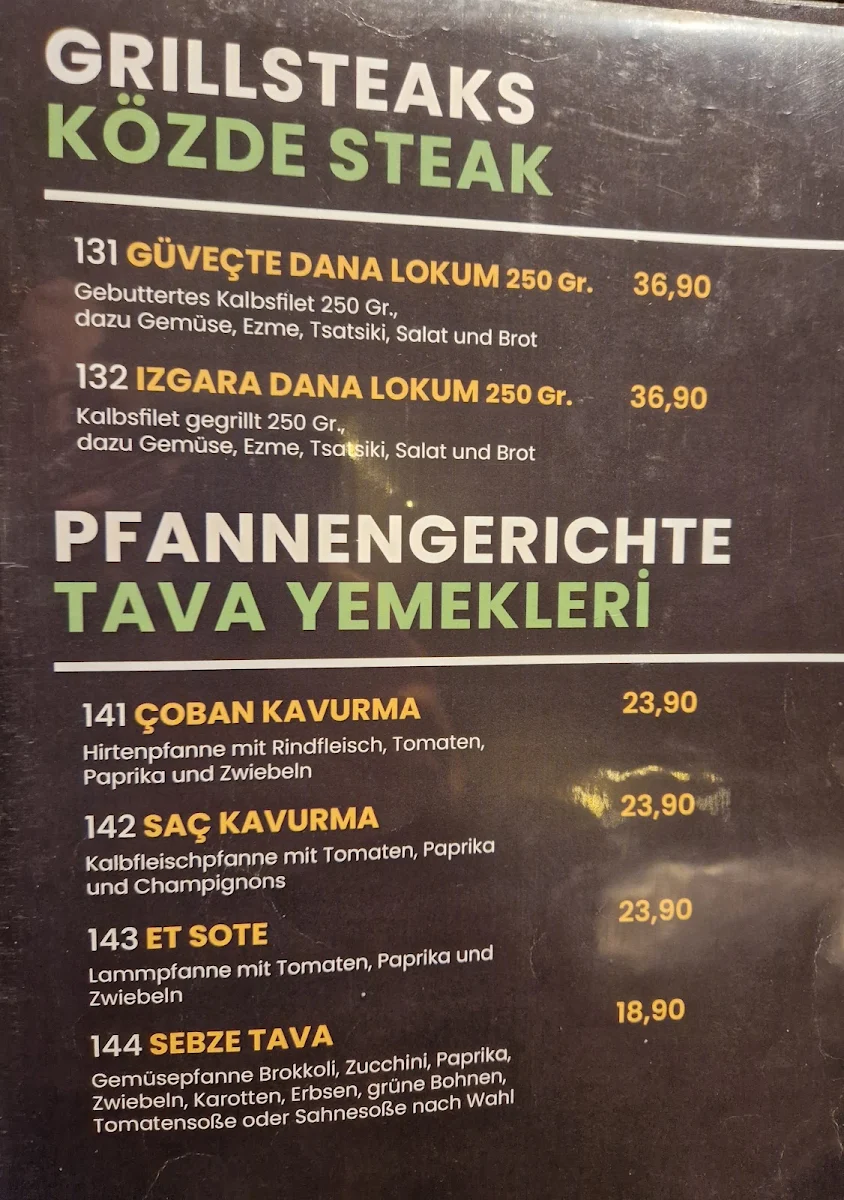 Speisekarte photo 2