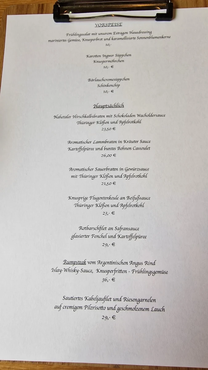 Speisekarte photo 1
