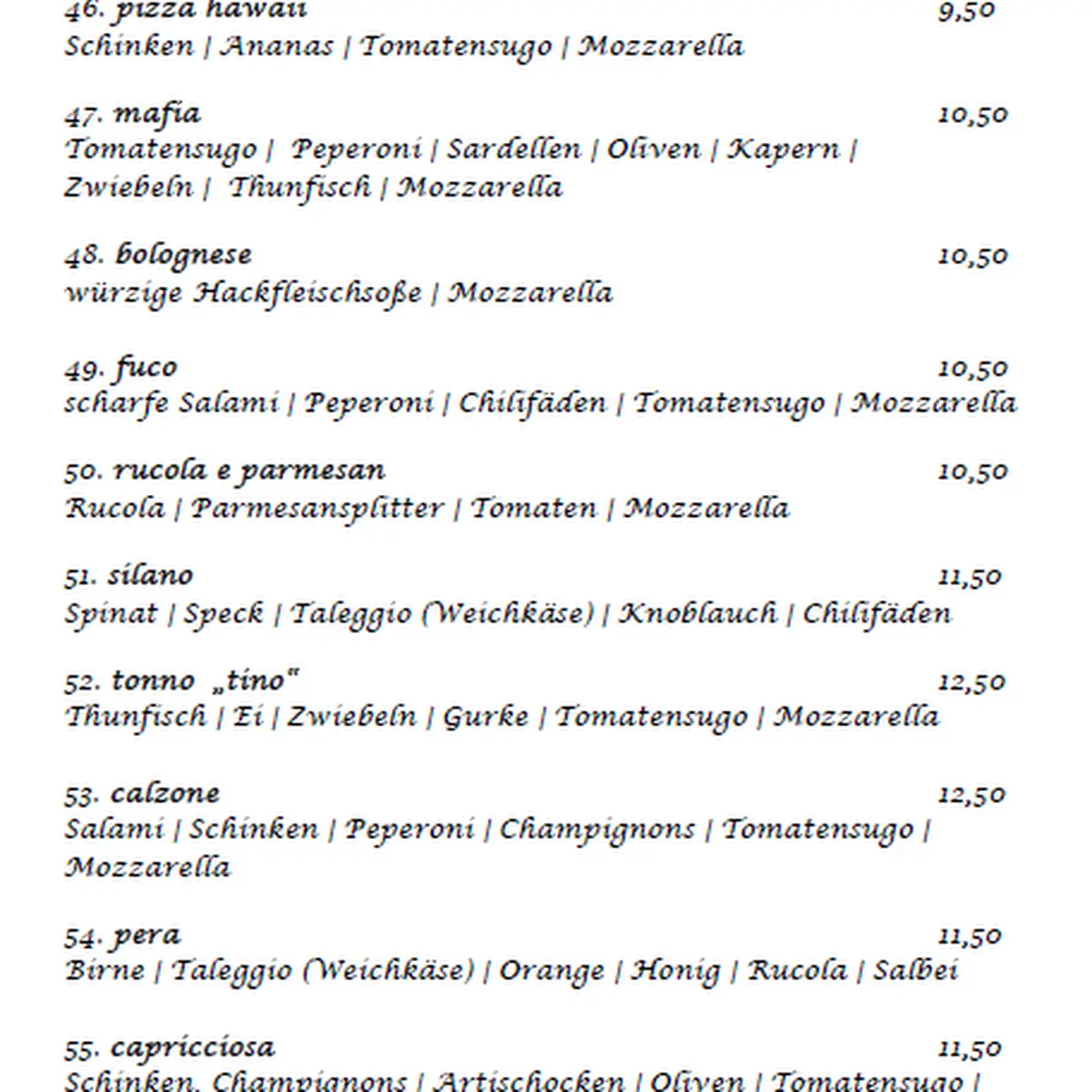 Speisekarte photo 1