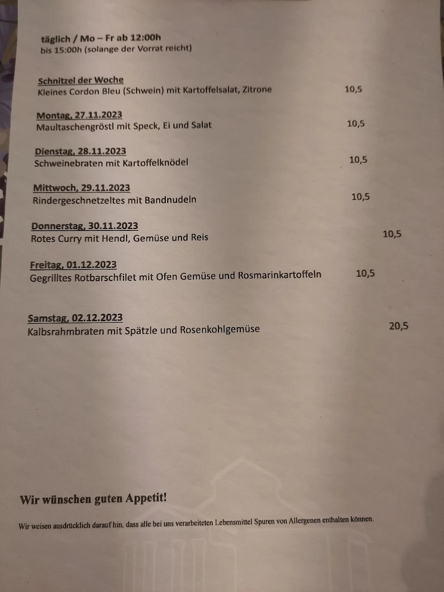 Speisekarte photo 5