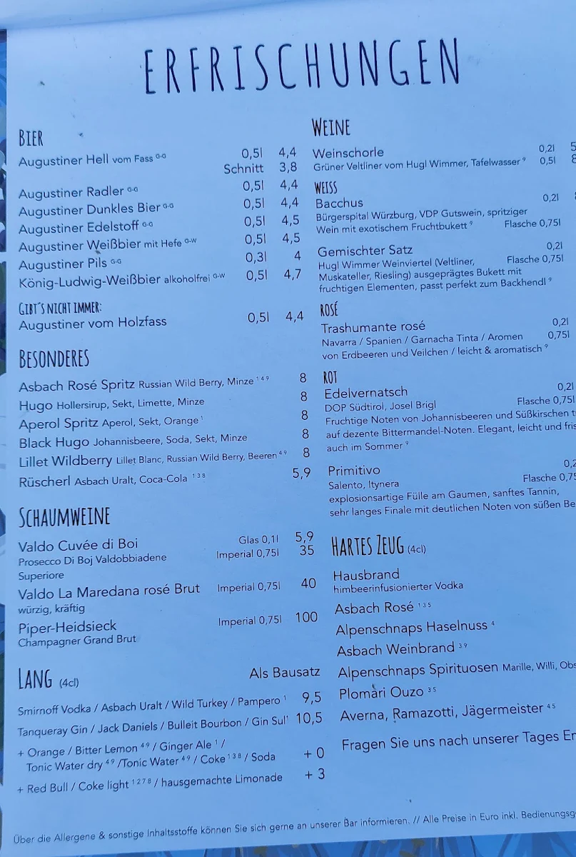 Speisekarte photo 6