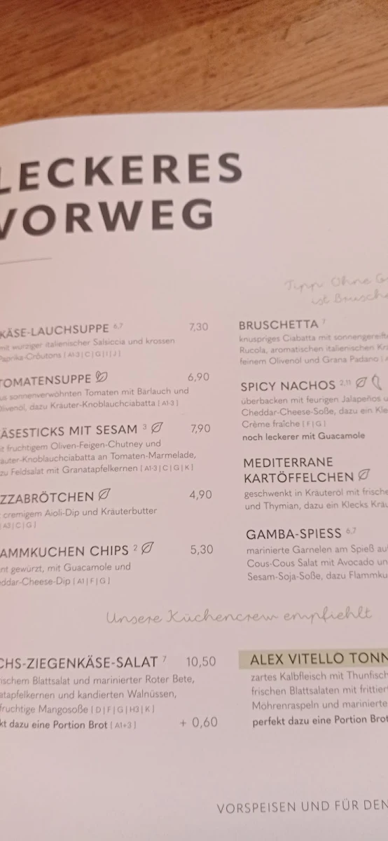 Speisekarte photo 8
