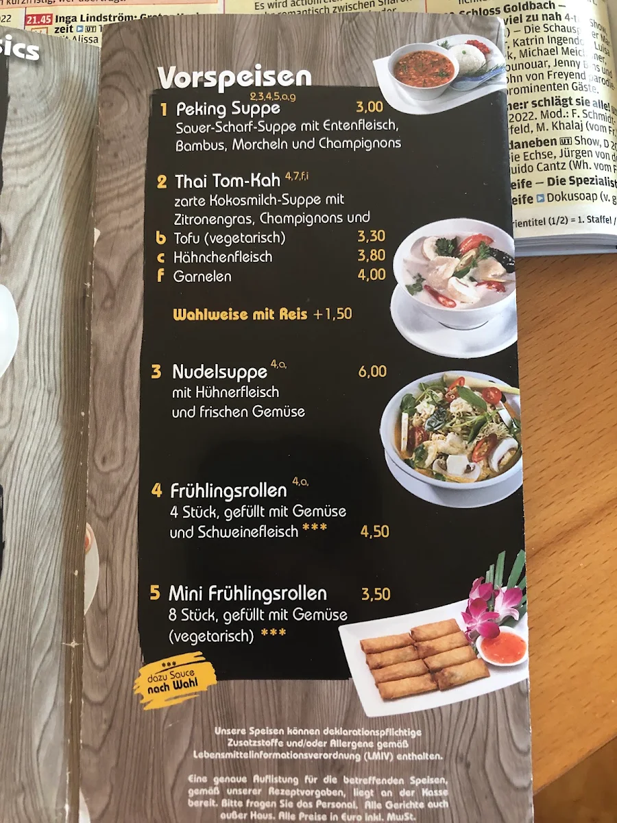 Speisekarte photo 4