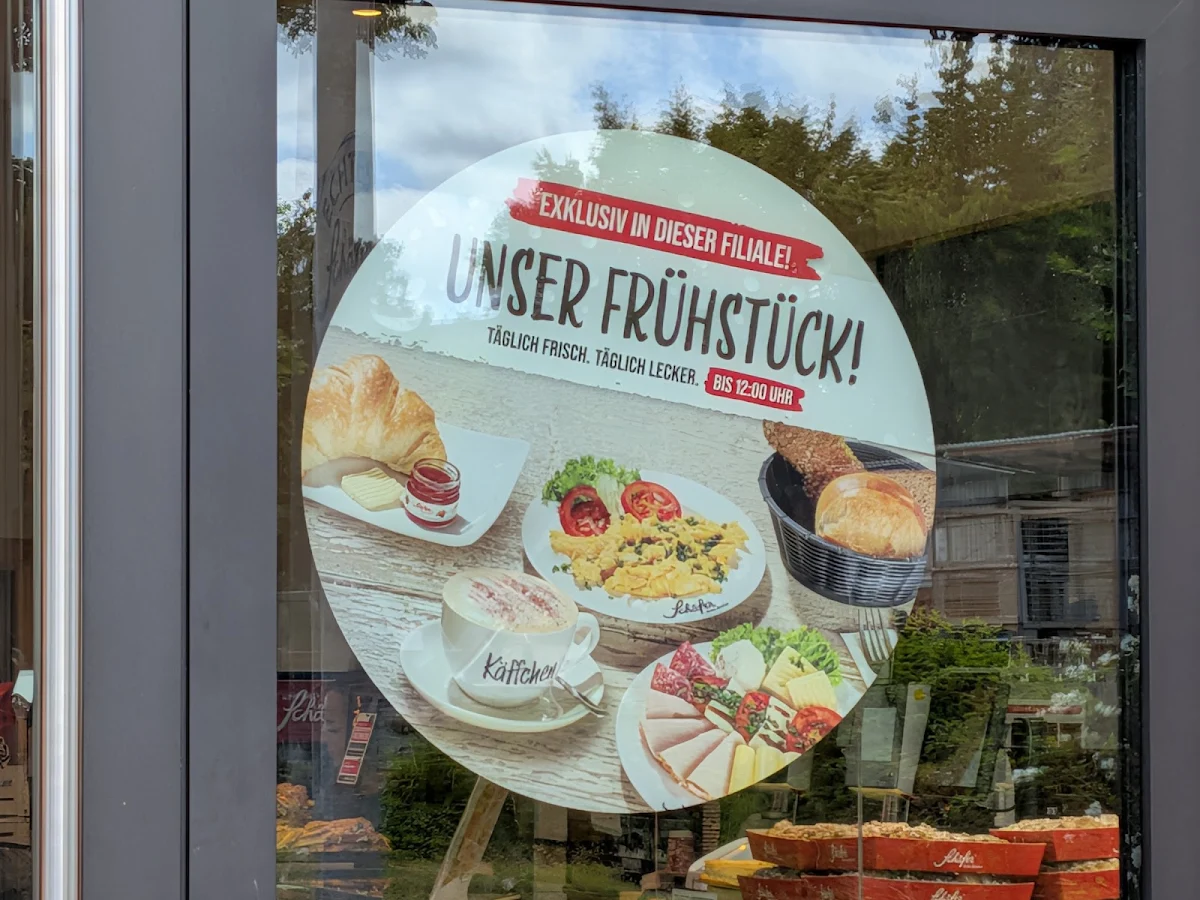 Speisekarte, Schäfer Dein Bäcker GmbH