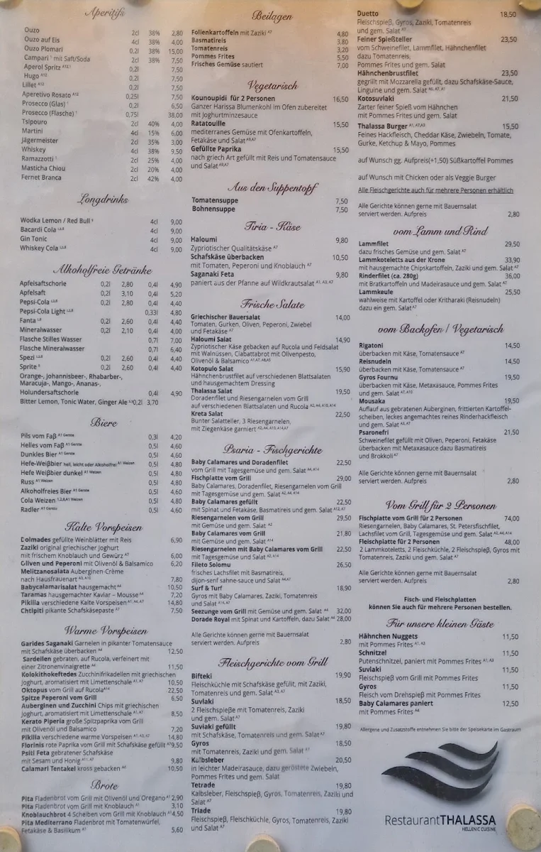 Speisekarte photo 2