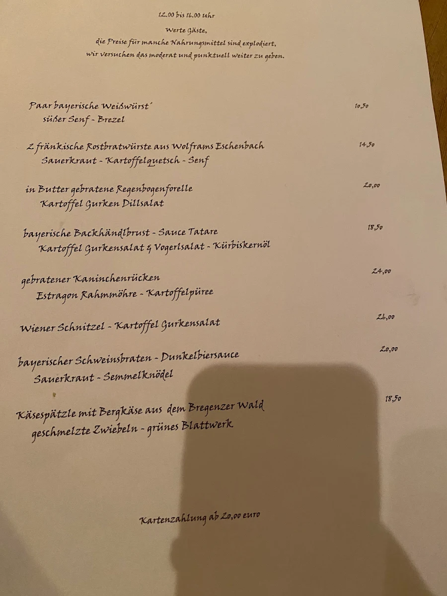 Speisekarte photo 4
