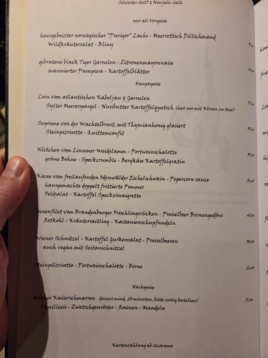 Speisekarte photo 5