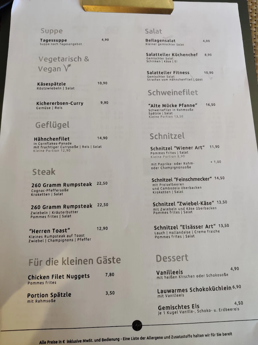 Speisekarte photo 1