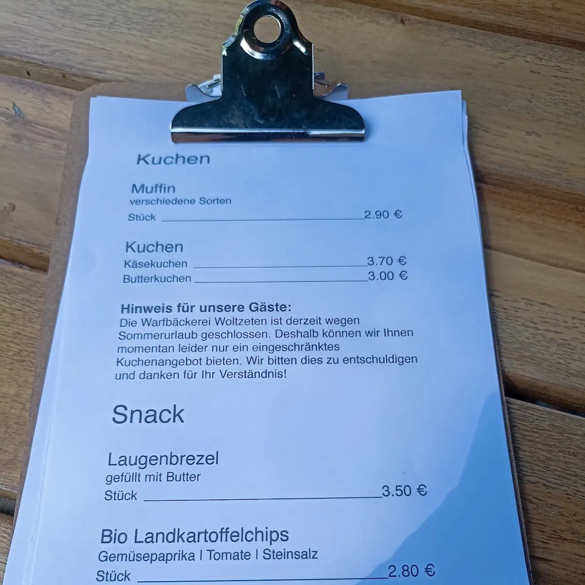 Speisekarte photo 3