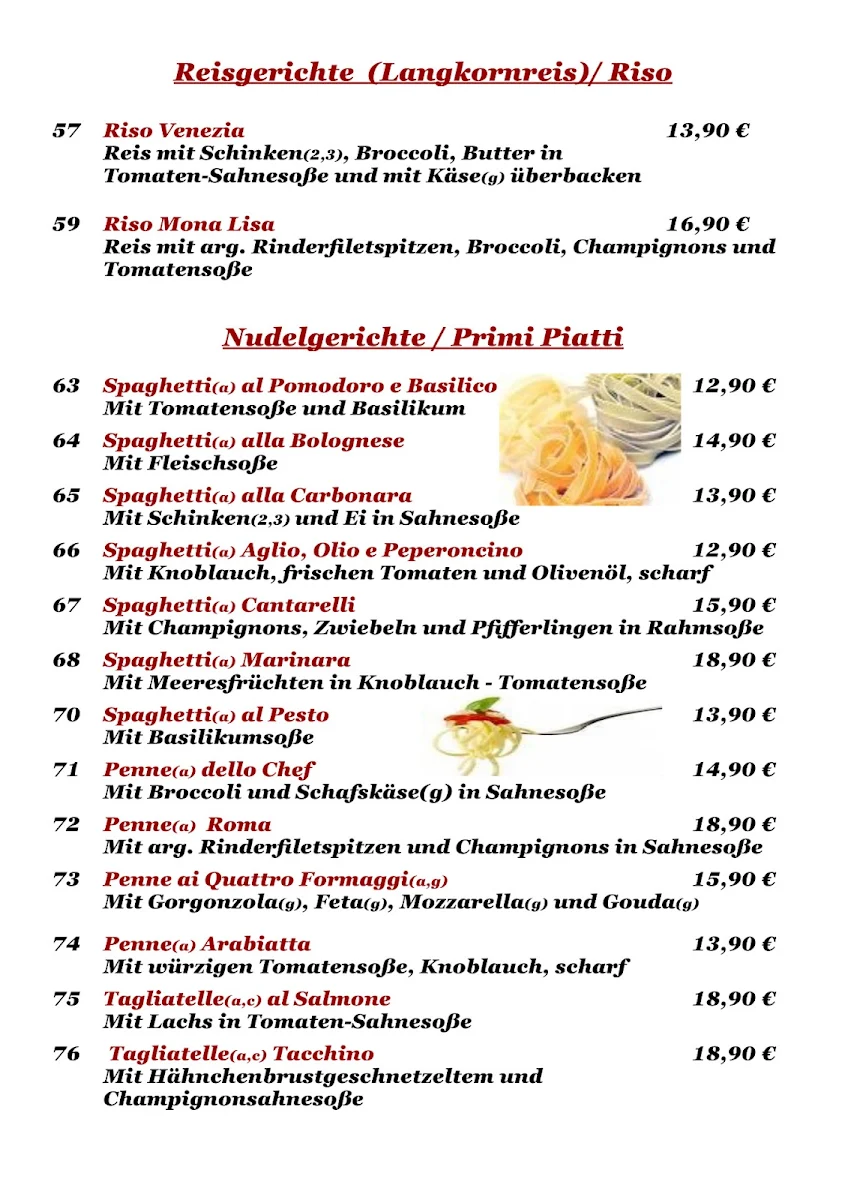 Speisekarte photo 9