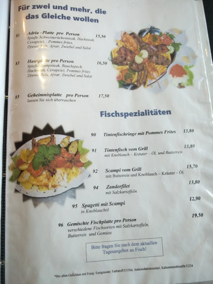 Speisekarte photo 1
