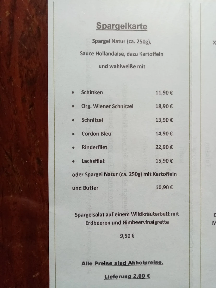 Speisekarte photo 9