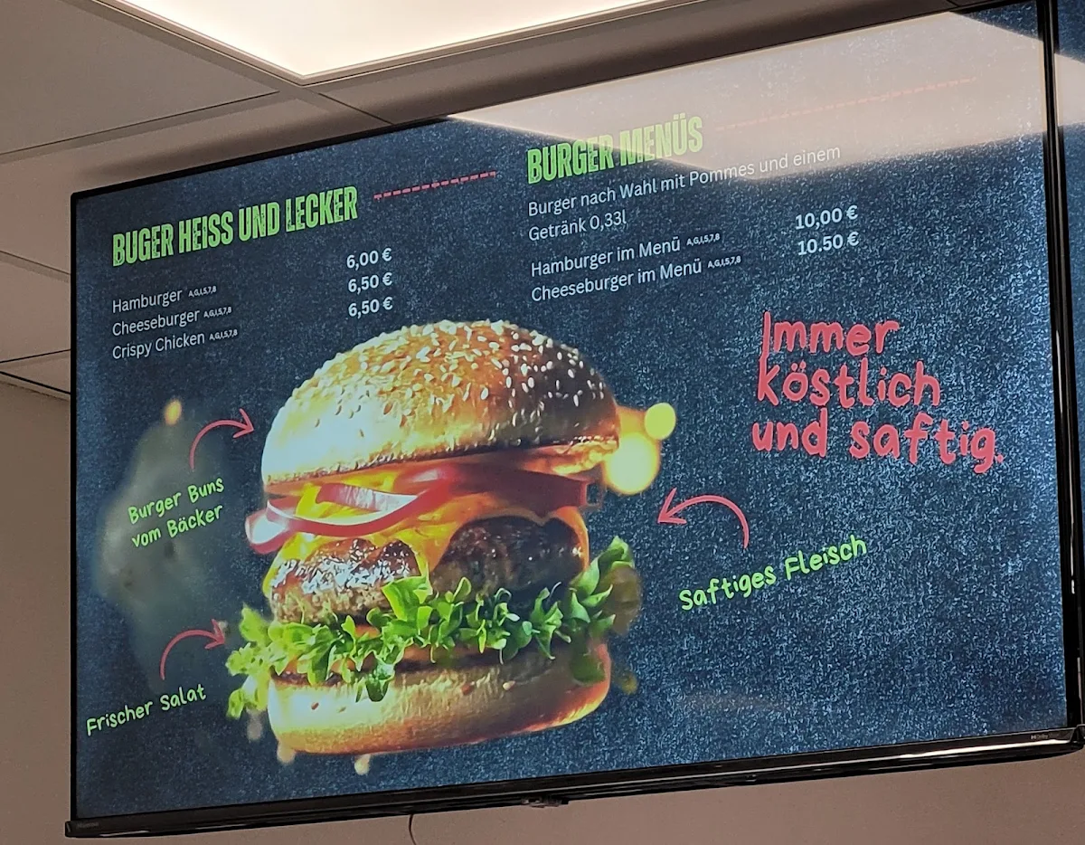 Speisekarte, ISS DÖNER