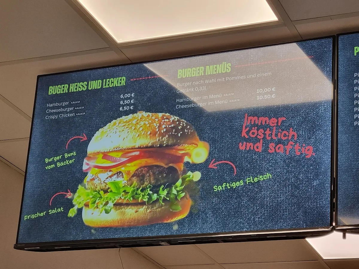 Speisekarte, ISS DÖNER