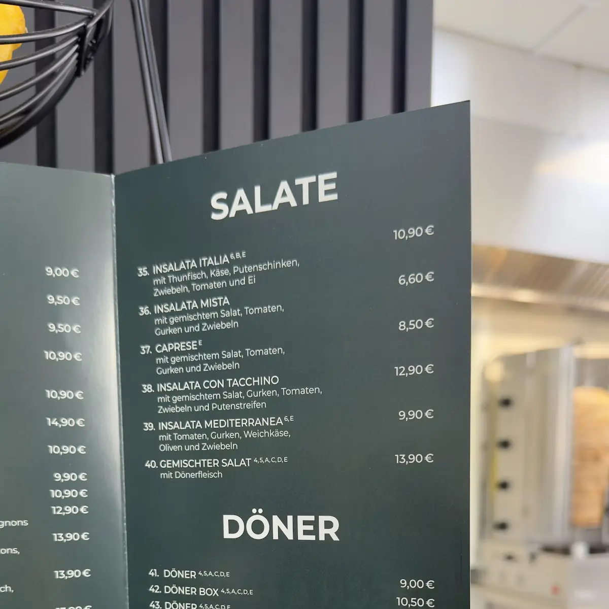 Speisekarte photo 2