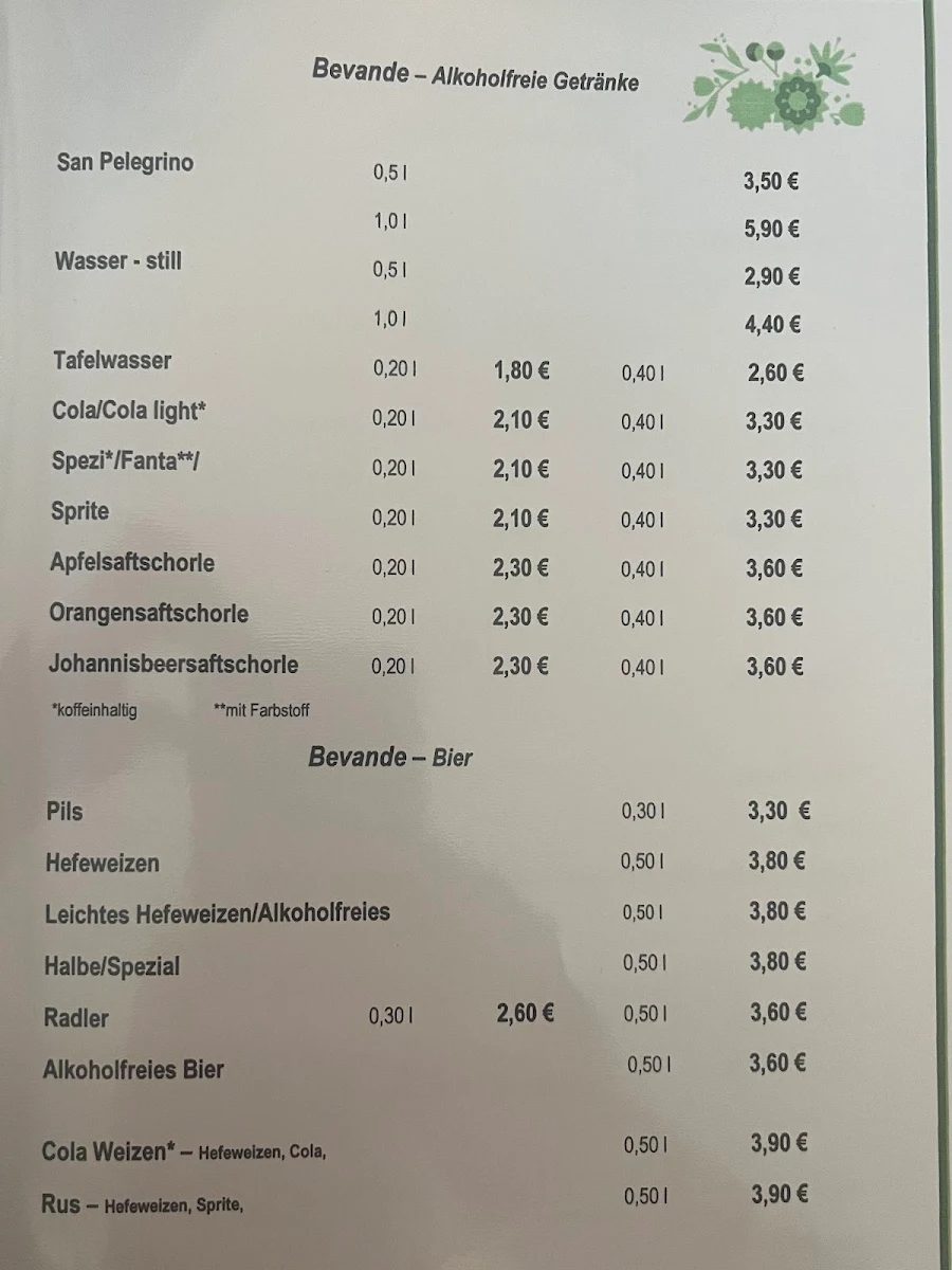 Speisekarte photo 3