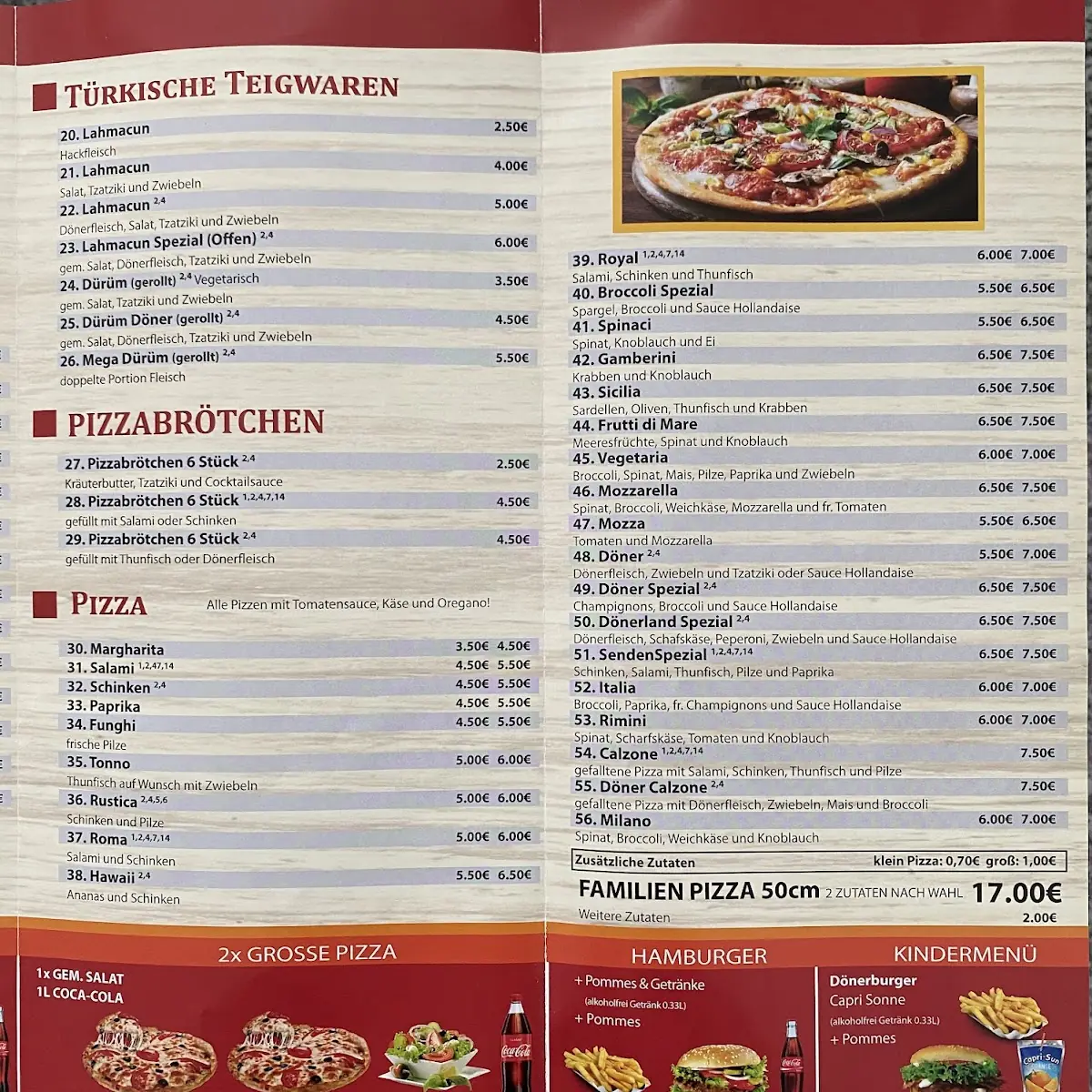 Speisekarte photo 3