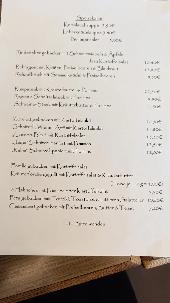 Speisekarte photo 3