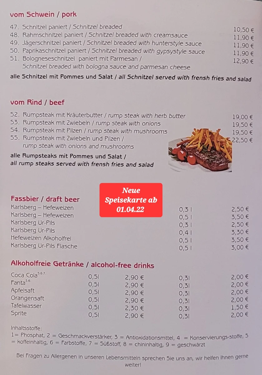Speisekarte photo 2