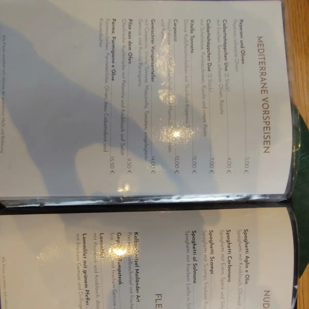 Speisekarte photo 2