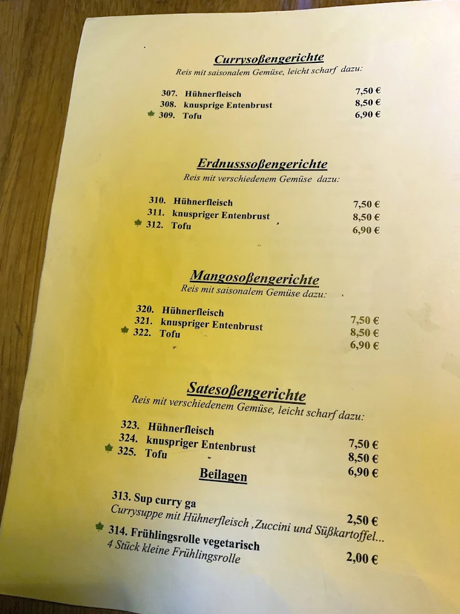 Speisekarte photo 1