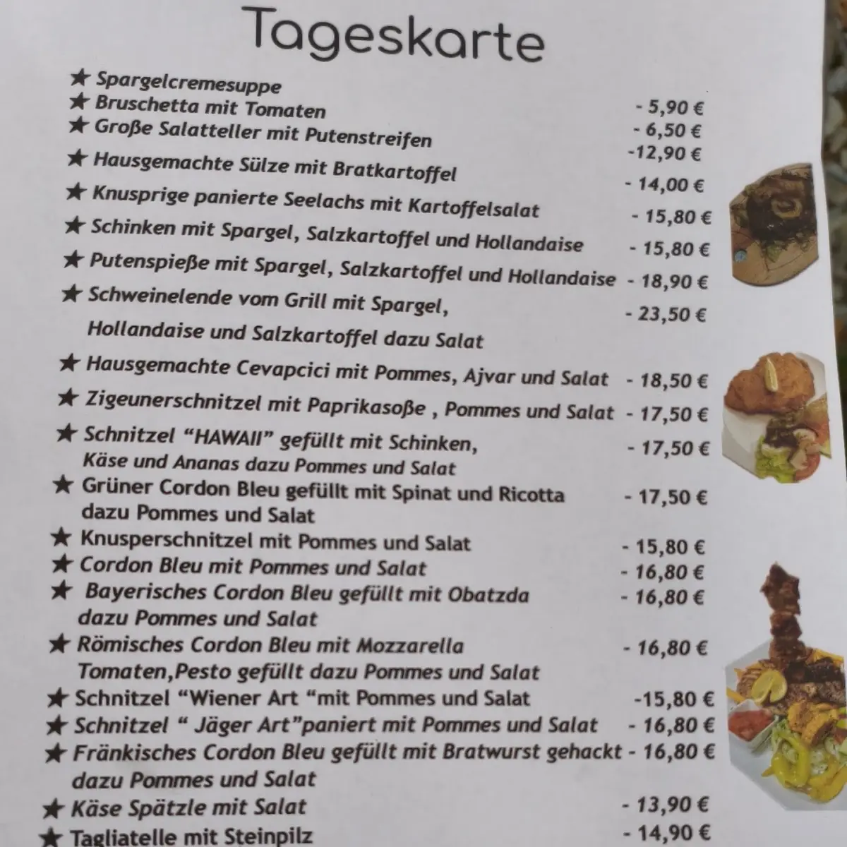 Speisekarte photo 6