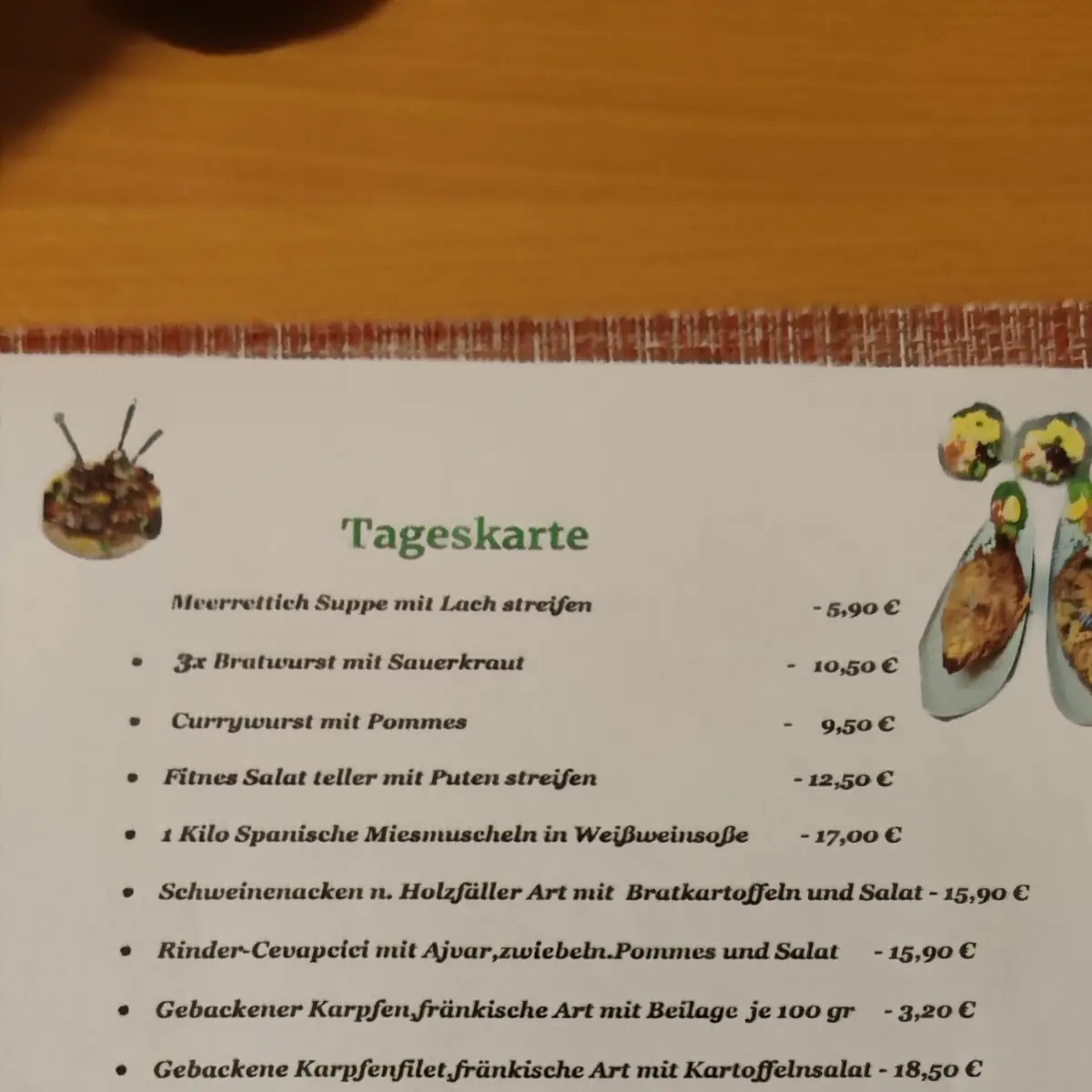Speisekarte photo 8