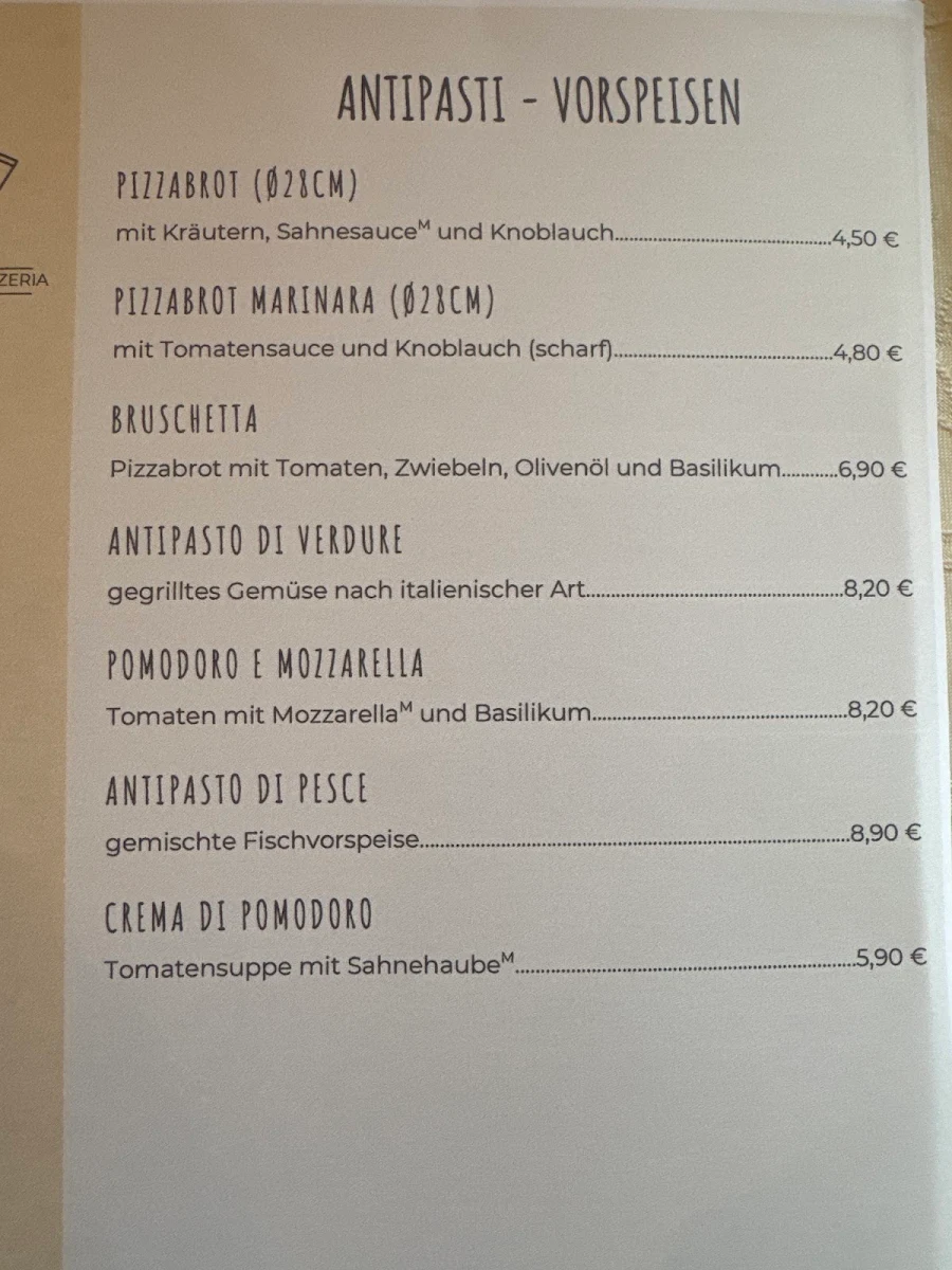 Speisekarte photo 1