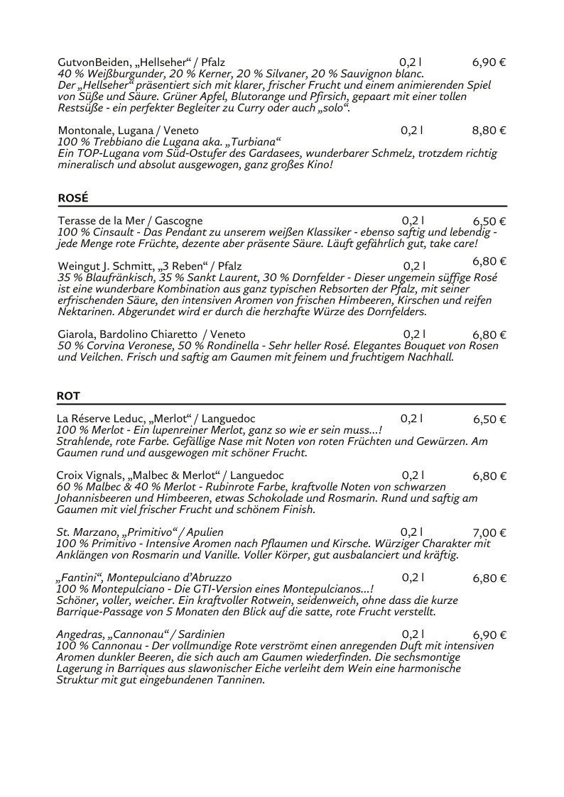 Speisekarte photo 2