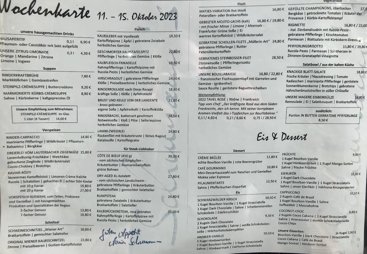 Speisekarte photo 6