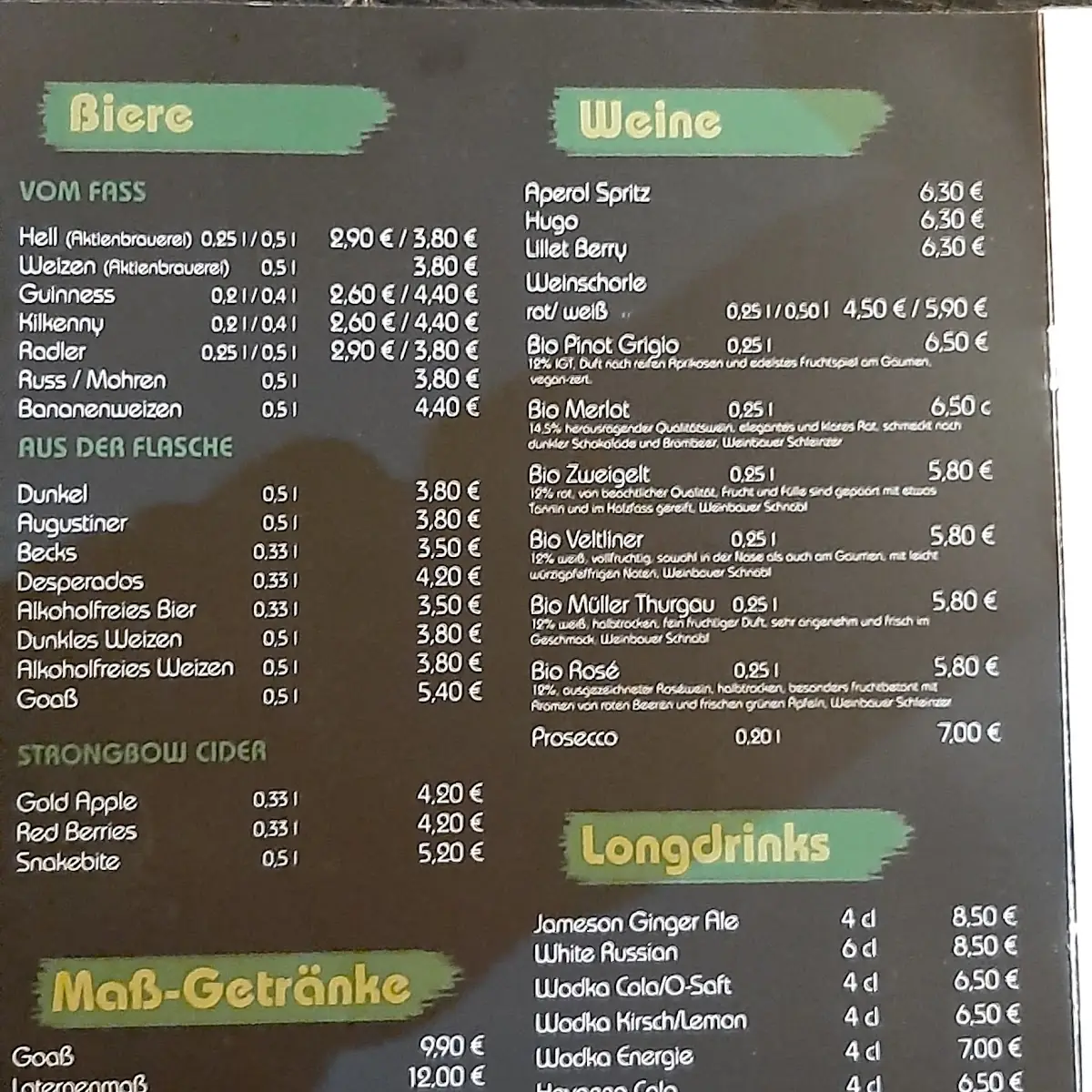 Speisekarte photo 7