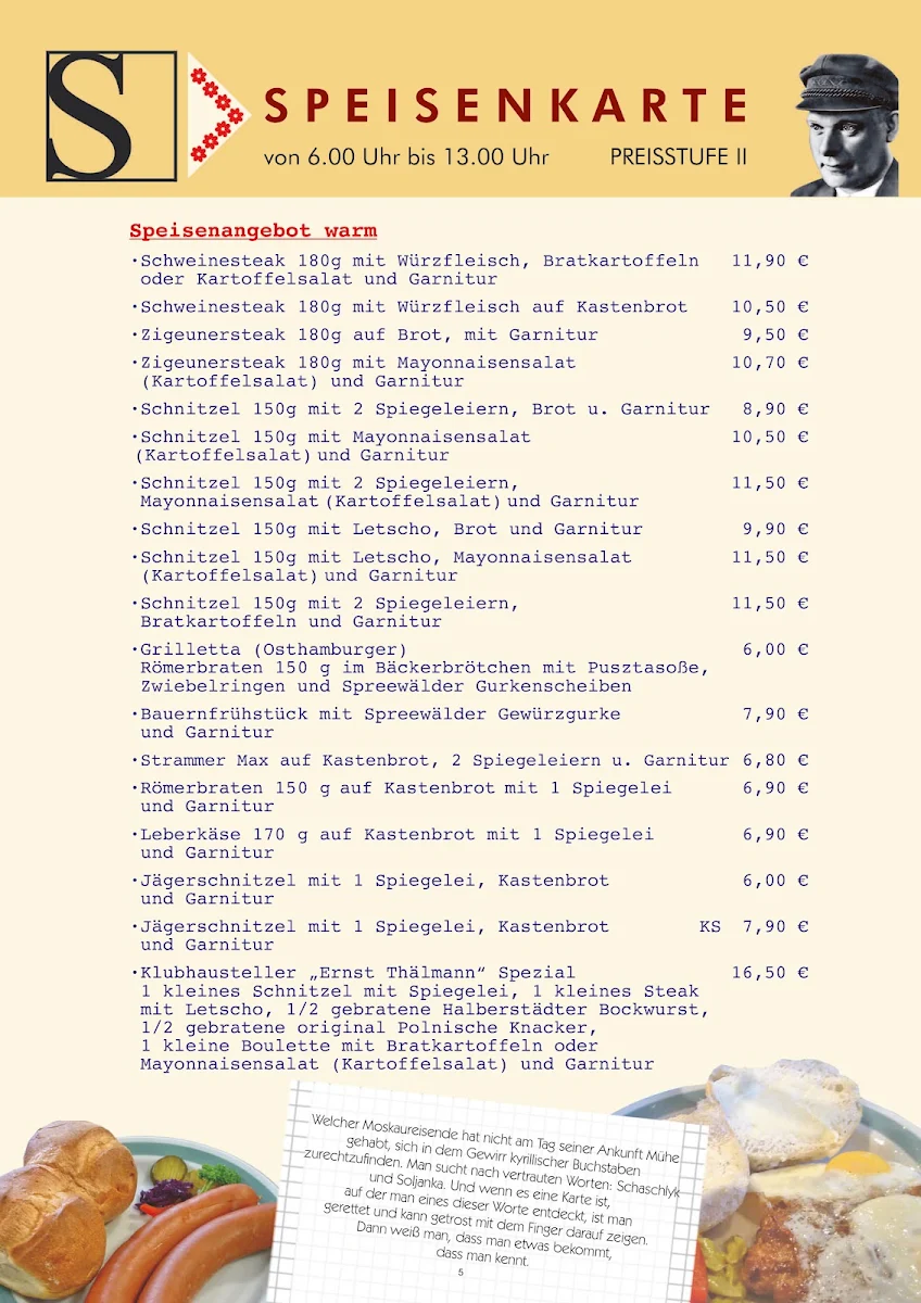 Speisekarte photo 2
