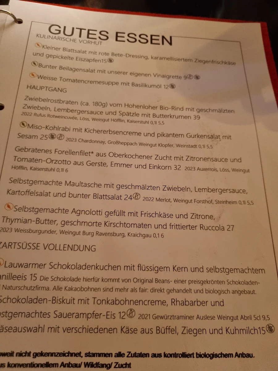 Speisekarte photo 1